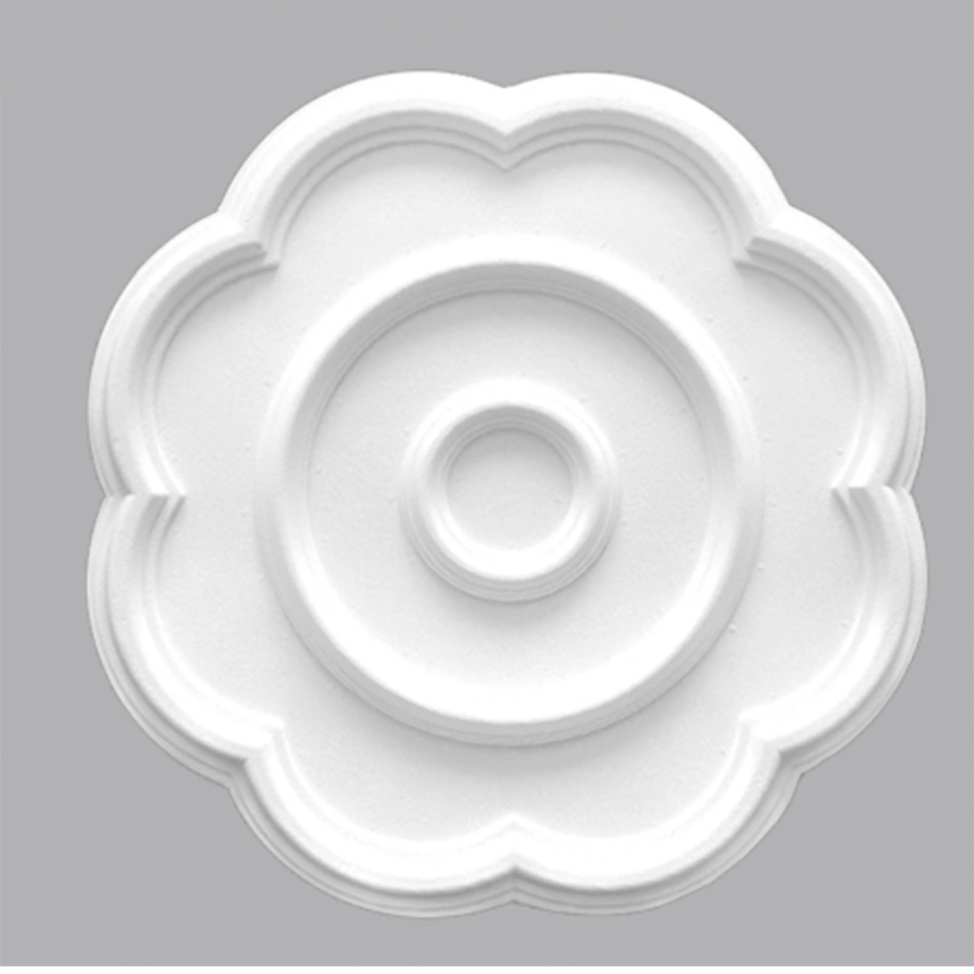 * SUPER PREZZO * Rosone decorativo 3D a soffitto mod. FLOWER lampadario in XPS 54cm