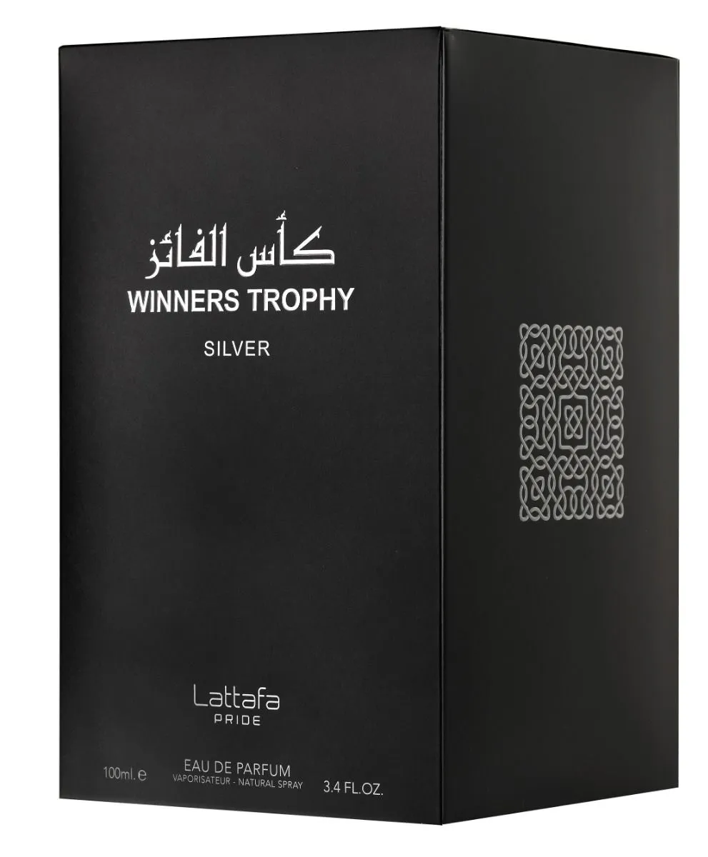 Al Khas Winners Trophy Silver By LATTAFA PRIDE Eau De Parfum Spray 3.4 oz 100 ml