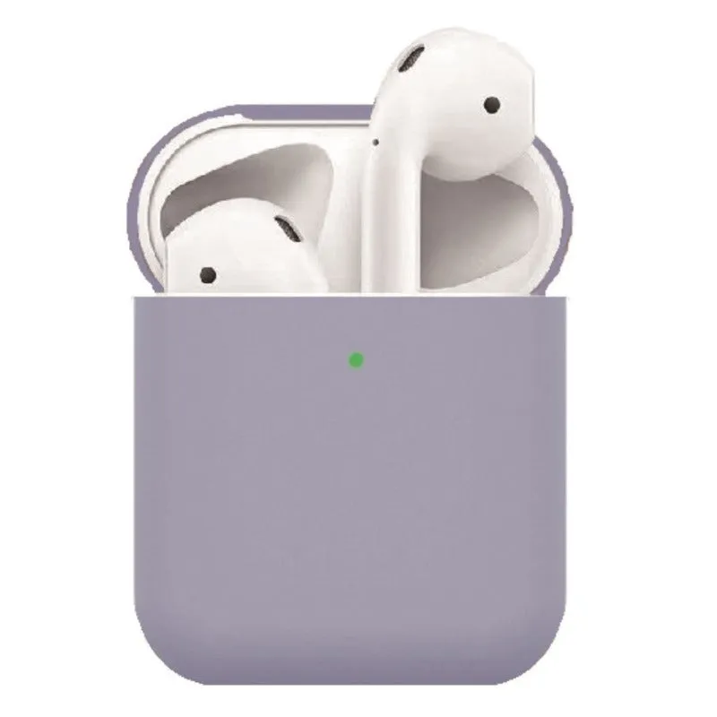 Apple AirPods (1. & 2. gen.) Ultra Tyndt Silikone Cover - Lavendel