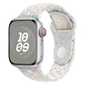 Apple Watch (38/40/SE/41MM) Lippa FLOUR Silikonerem - Hvid