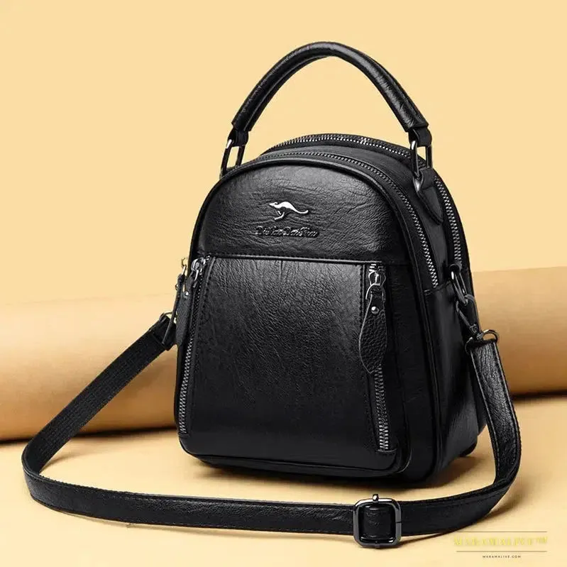 Bagpack Women Leather Backpack Designer Shoulder Bags For Women 2024 Back Pack School Bags For Teenage Girls Mochila Feminina