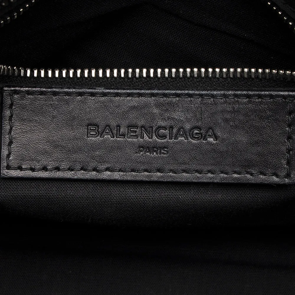 Balenciaga Patent Matte Calfskin Metal Edge City Mini Satchel - FINAL SALE