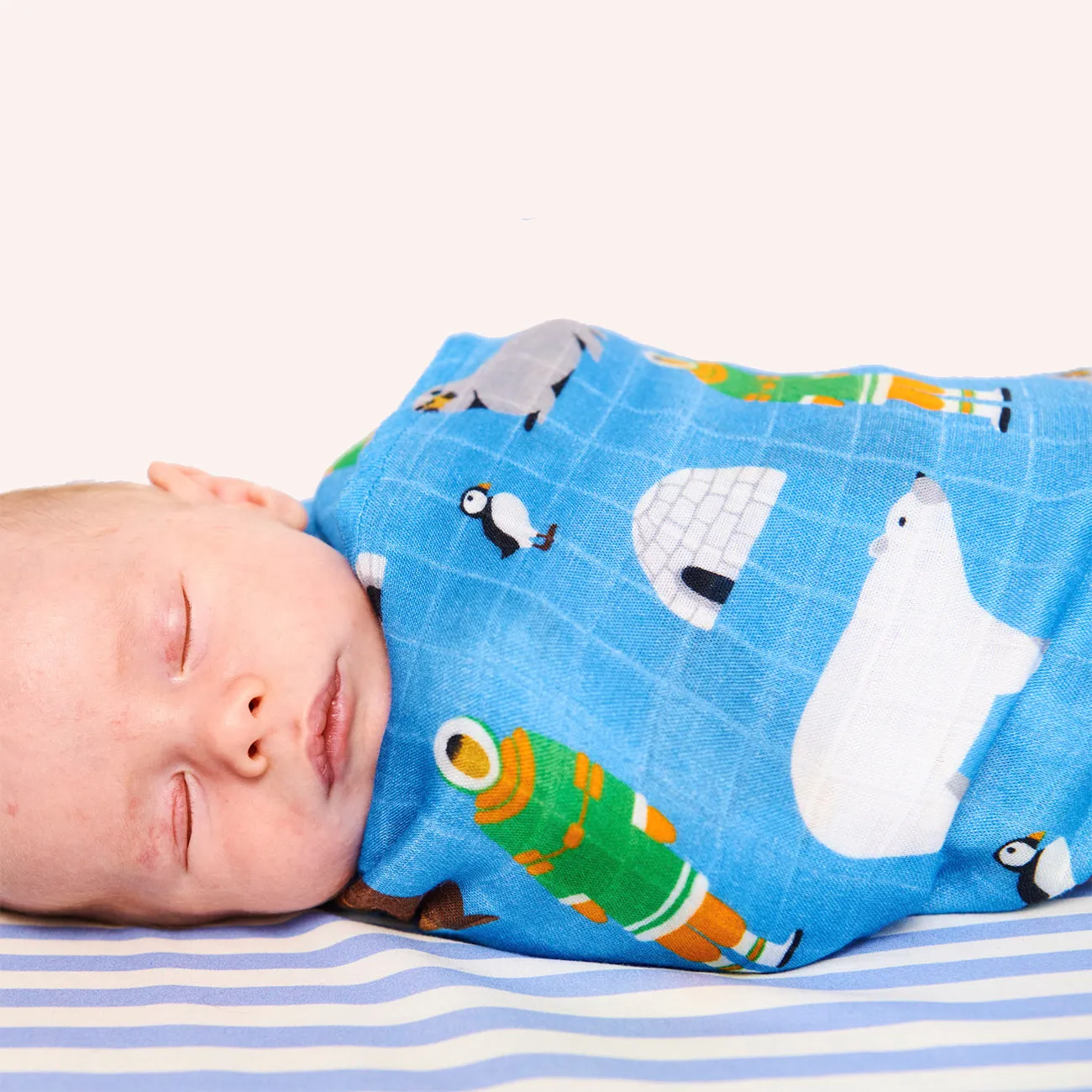 Bamboo Swaddle - Arctic Circle