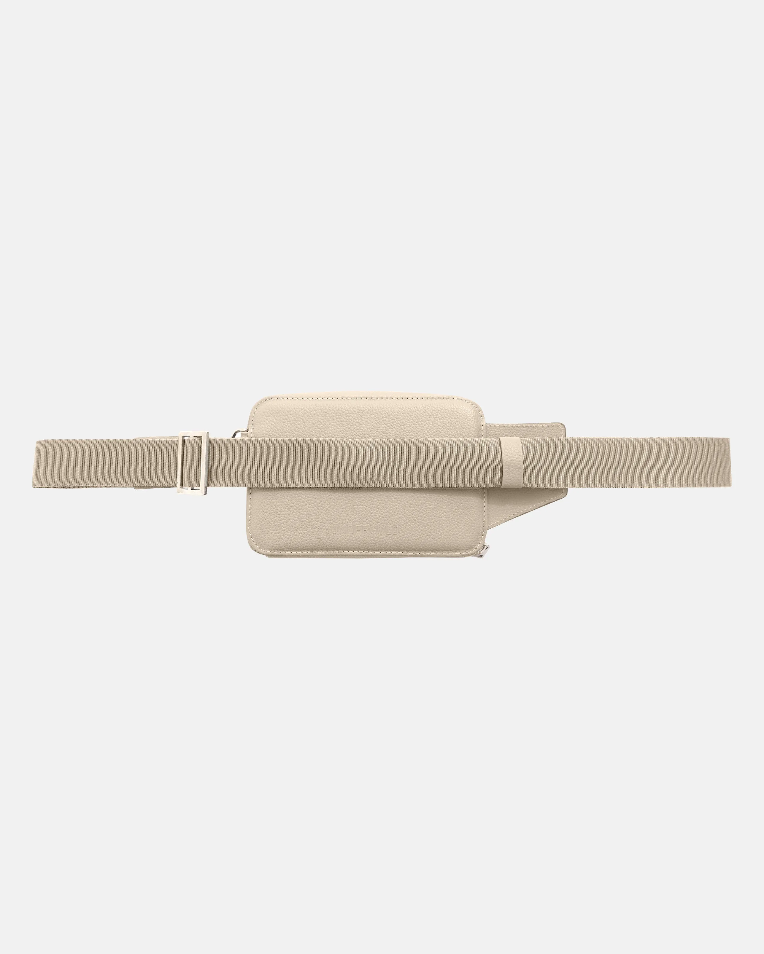 Basics Leather Cross-Body Bag Cream