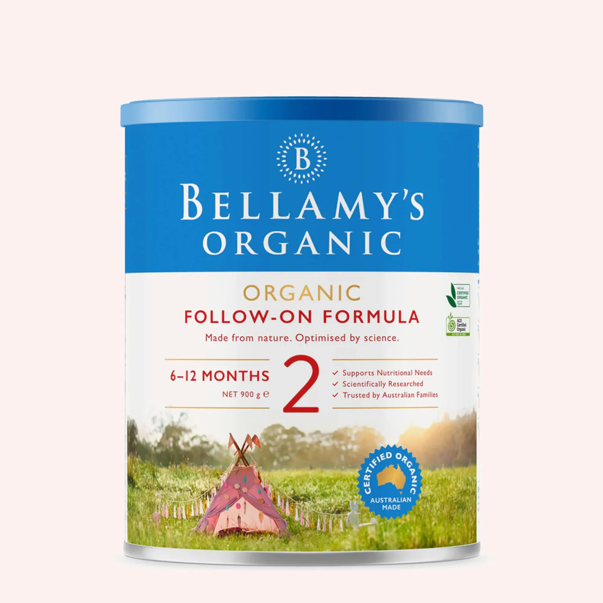 Bellamy's Organic - Step 2 Follow-On Formula - 6-12 Months - 900g