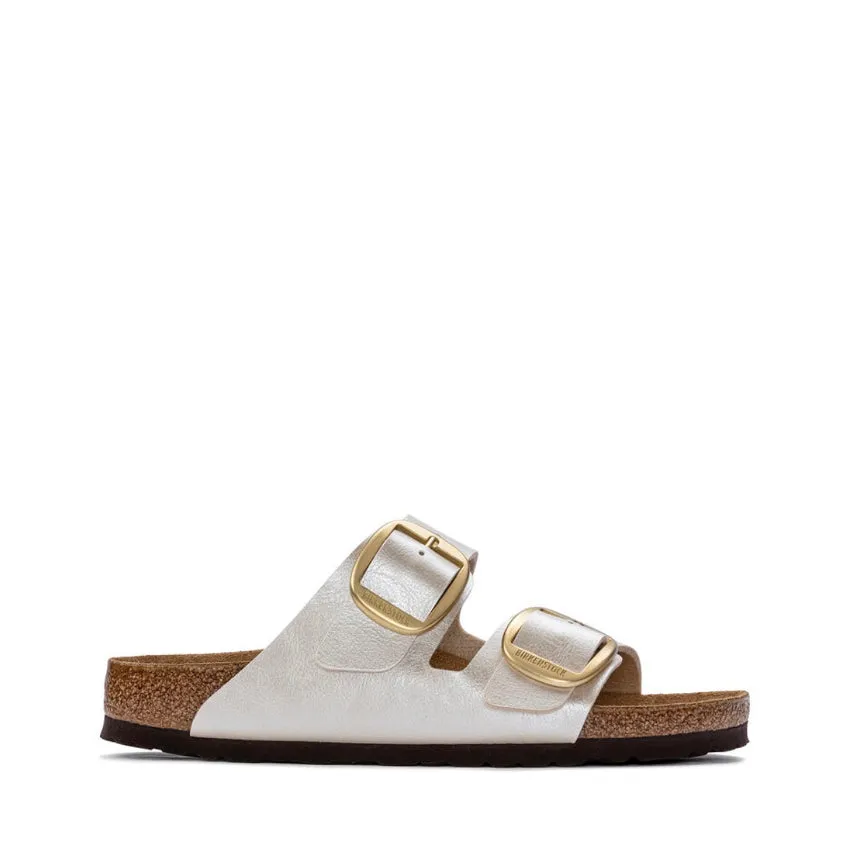 BIRKENSTOCK SANDALO ARIZONA BIG BUCKLE 1020021 BIANCO PERLATO