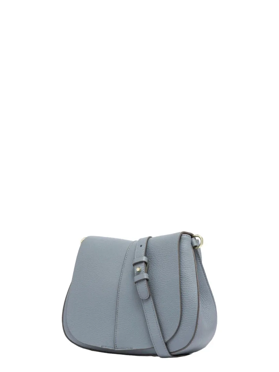 Borsa Helena Round in Pelle Martellata small