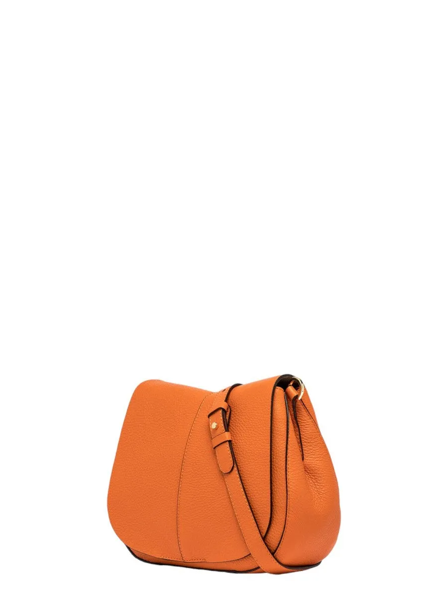 Borsa Helena Round in Pelle Martellata small