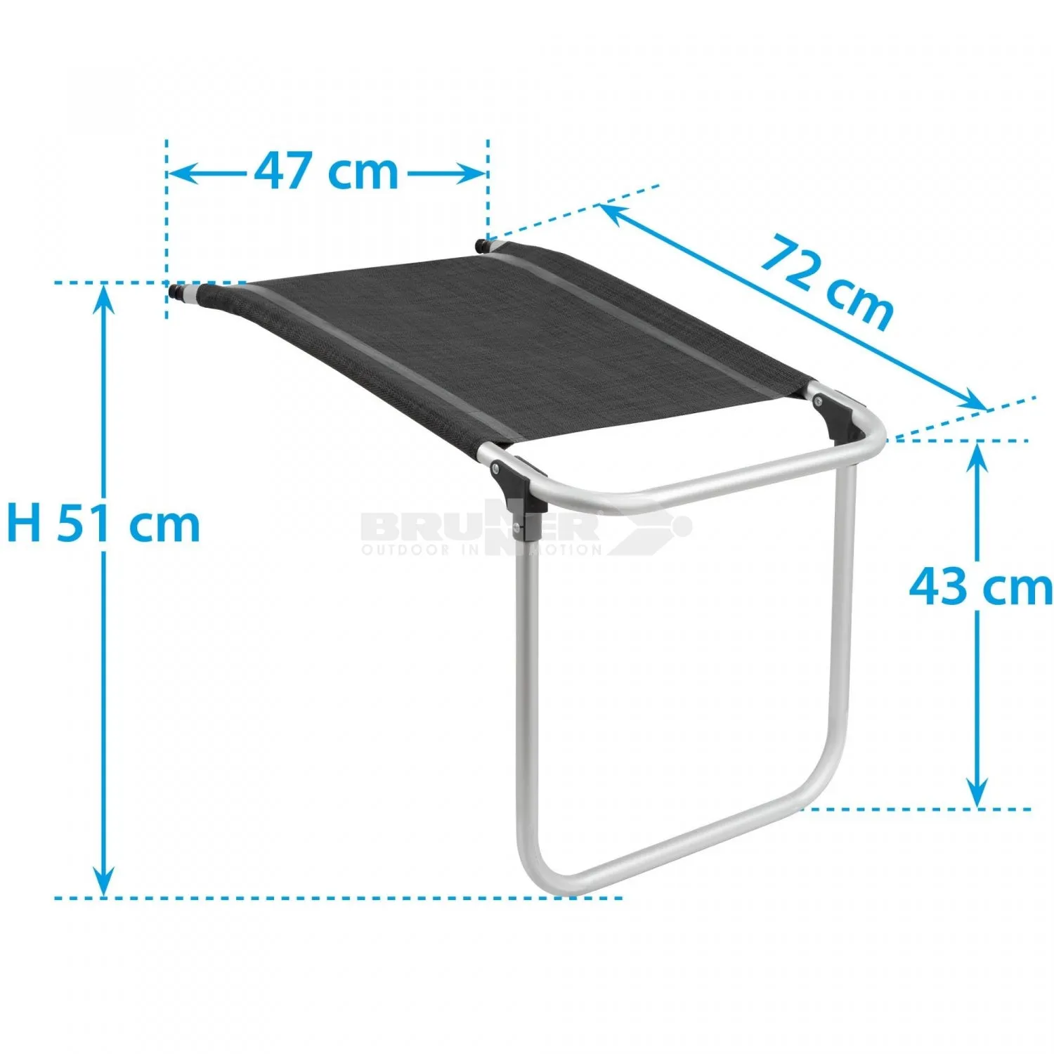 BRUNNER SKYE FOOTREST POGGIAGAMBE PIEGHEVOLE COMPATIBILE CON MODELLO SEDIA SKYE