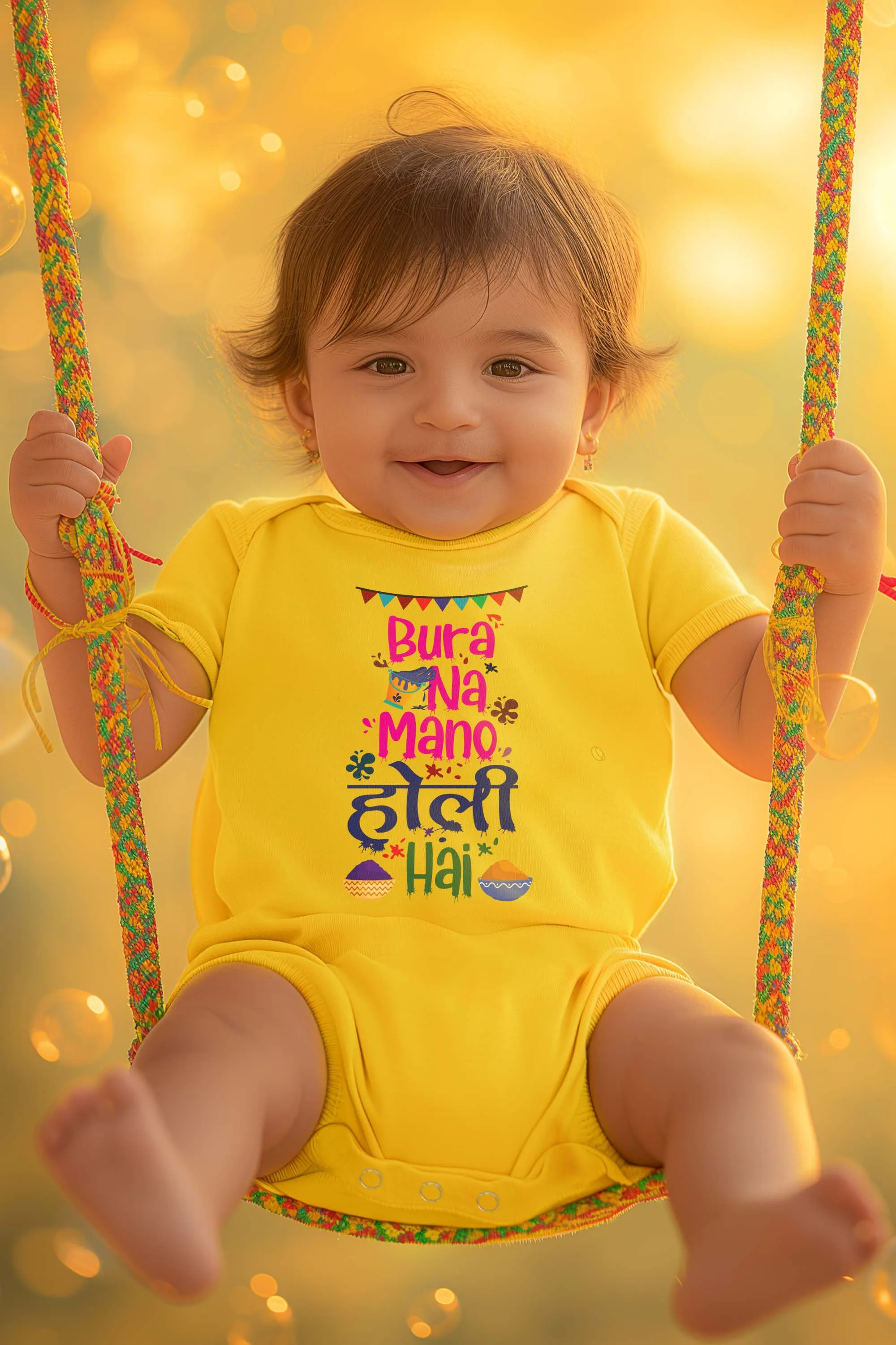 Bura Na Mano Holi Hai Baby Romper | Onesies