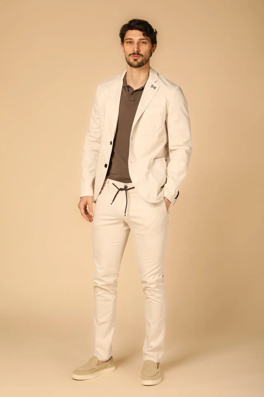 Da Vinci Summer blazer uomo in cotone e tencel regular