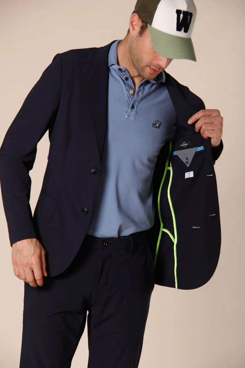 Da Vinci Tech Dynamic blazer uomo in jersey supertecnico regular