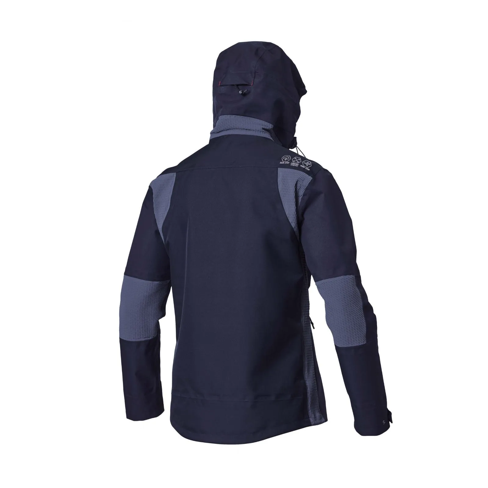 Giacca guscio impermeabile blue navy taglie da XS a 3XL SIGGI FINDER