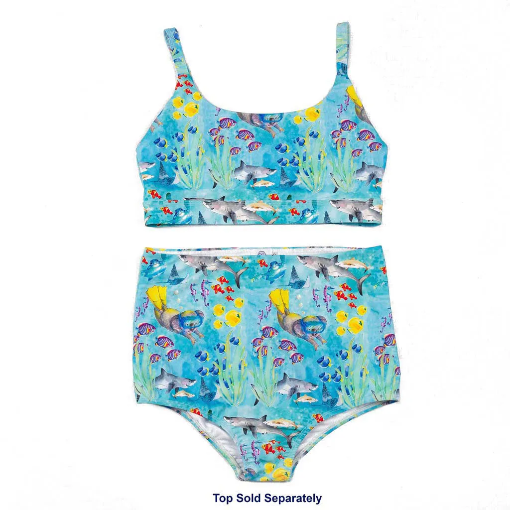 Great Barrier Reef Women's Two Piece Swimmers - Swim Bottoms