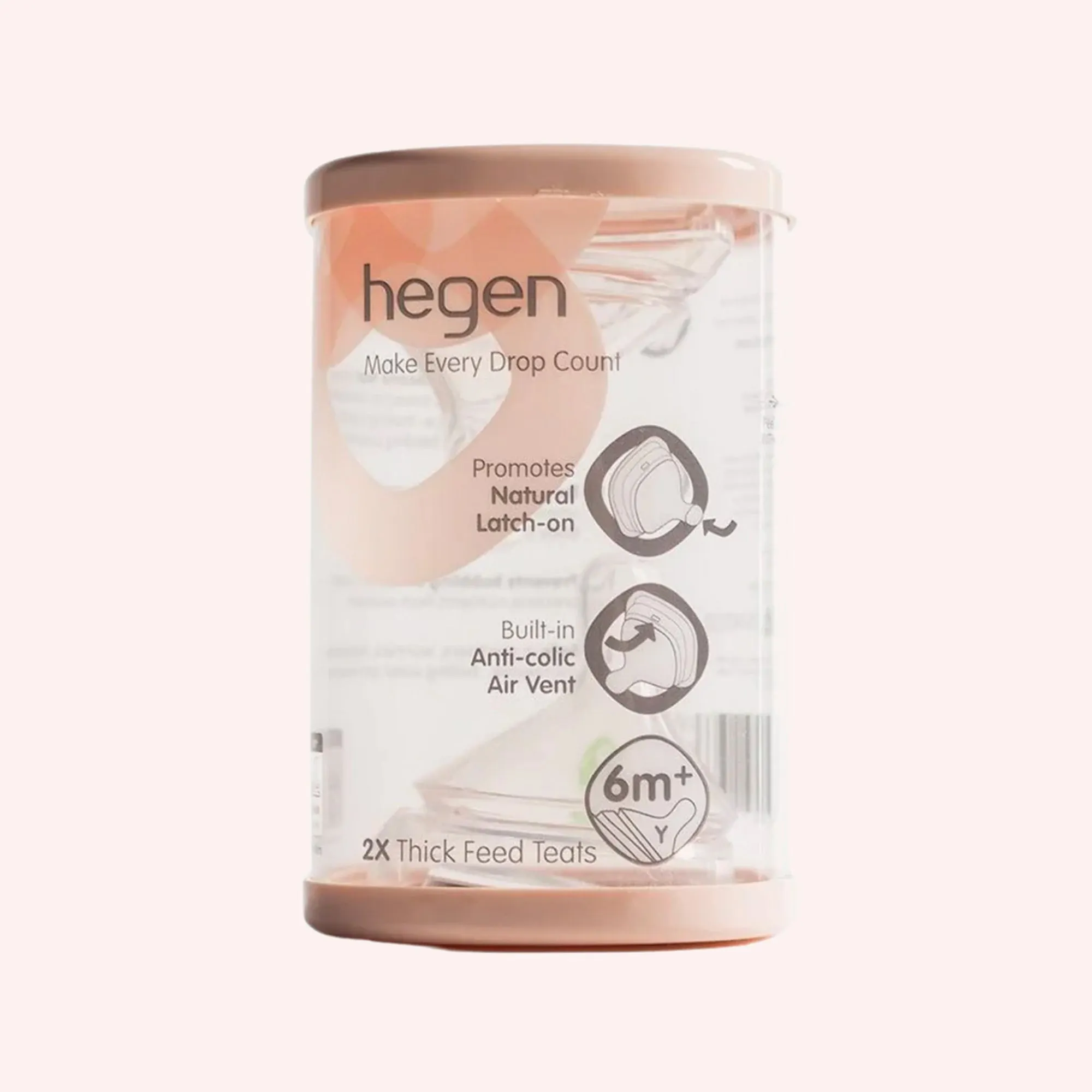 Hegen Teats - Fast Flow (6  months) - 2pk