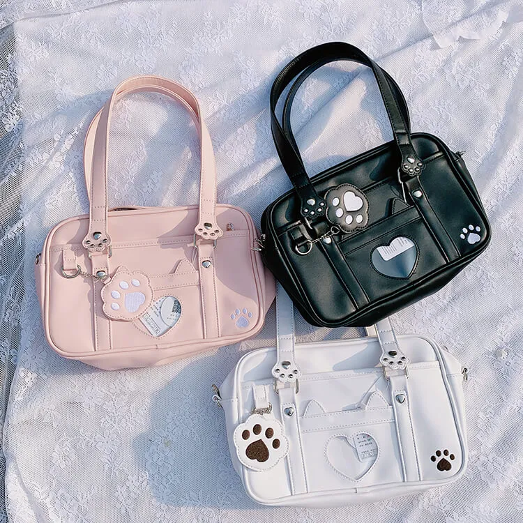 Japanese cute meow claw handbag by0144