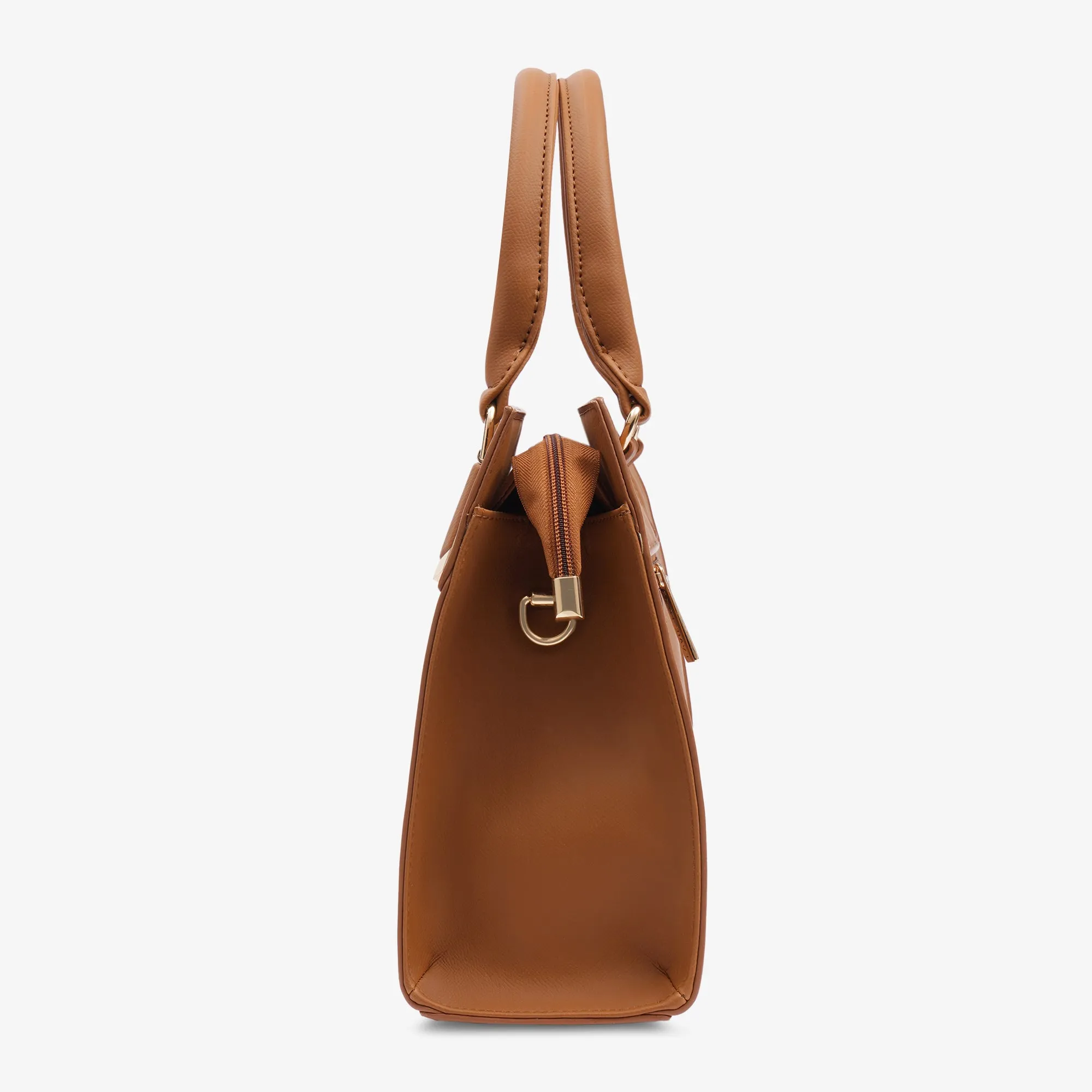 Lavie Luxe Celie Tan Medium Women's Satchel