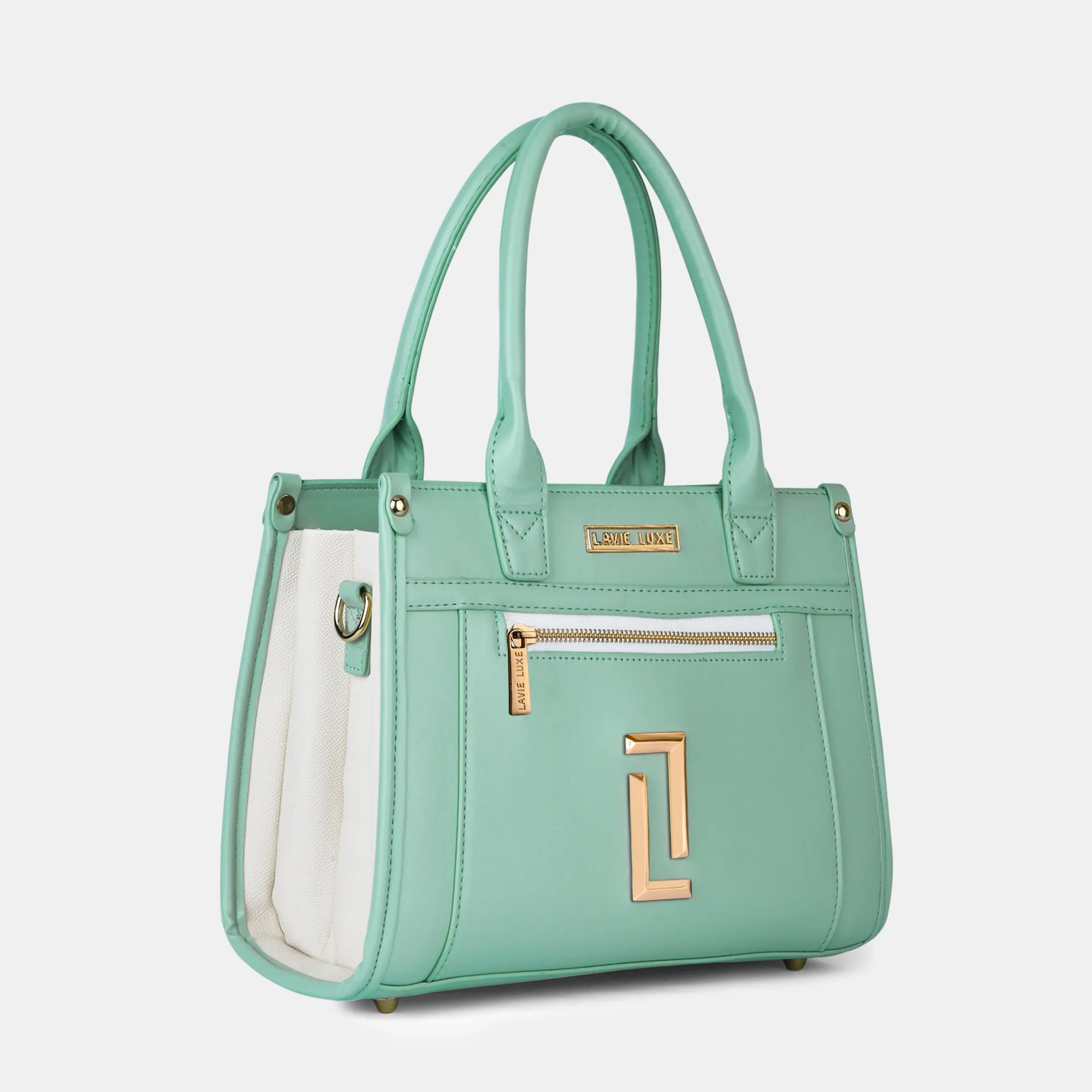 Lavie Luxe Sasha Mint Medium Women's Satchel