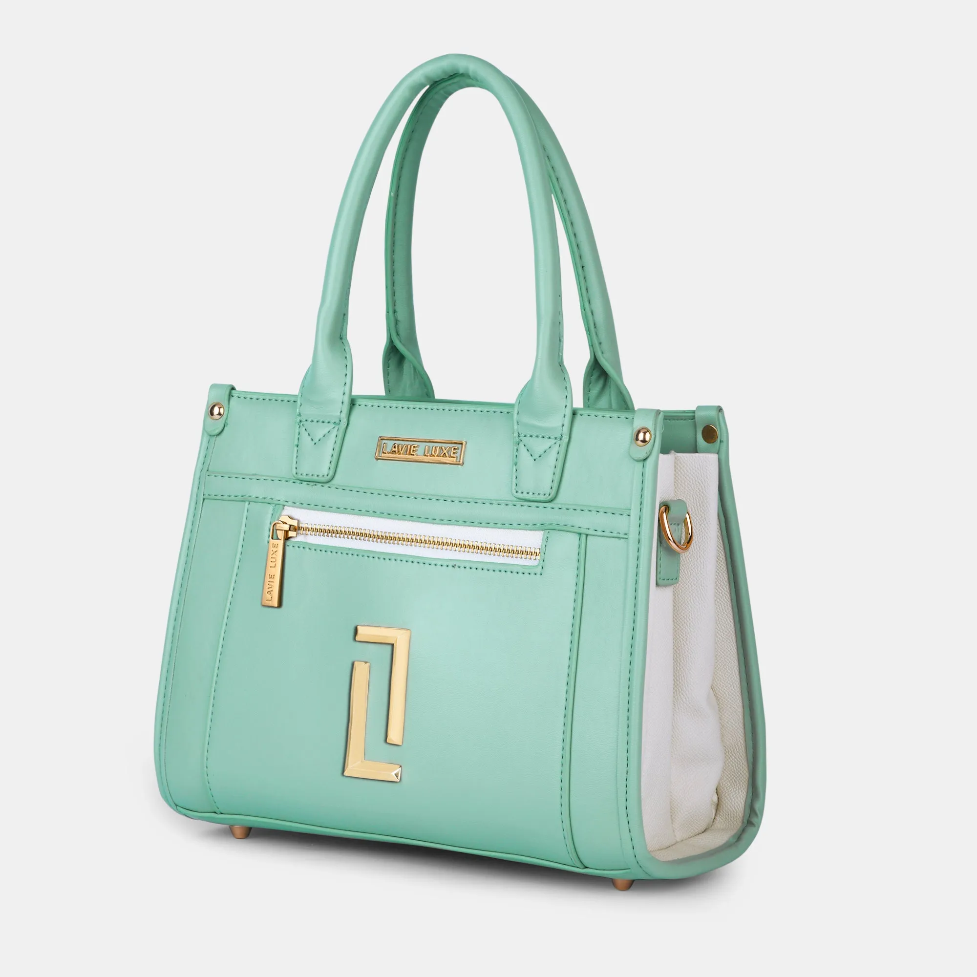 Lavie Luxe Sasha Mint Medium Women's Satchel