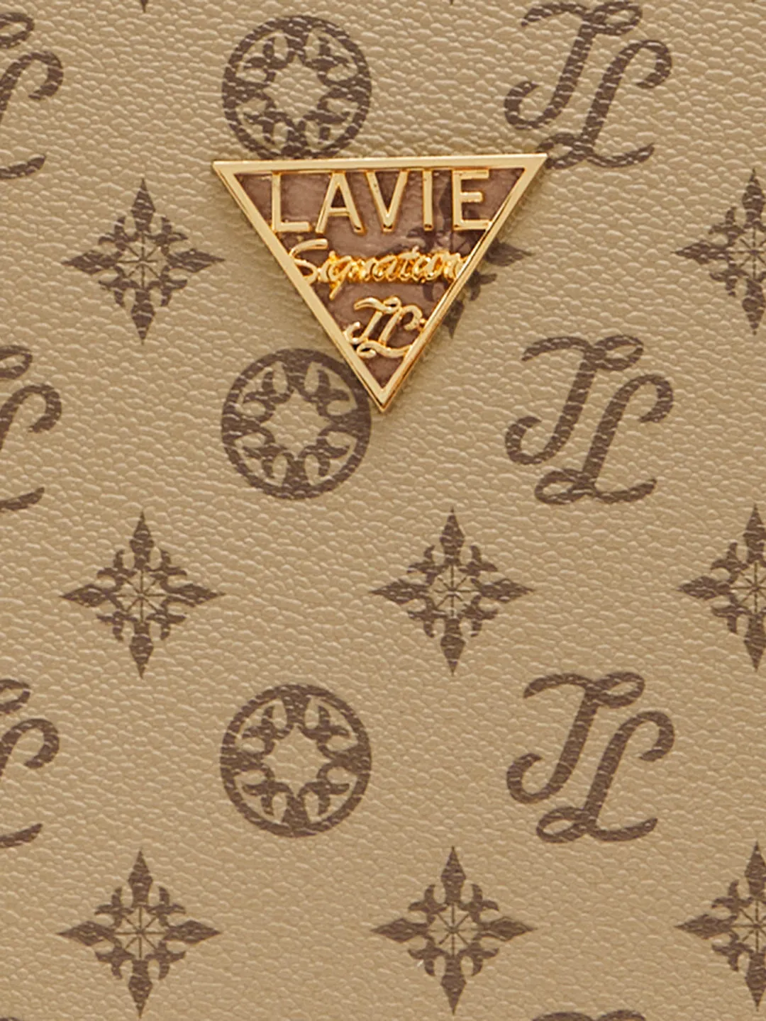 Lavie Signature Chicago Large Taupe Womens Satchel