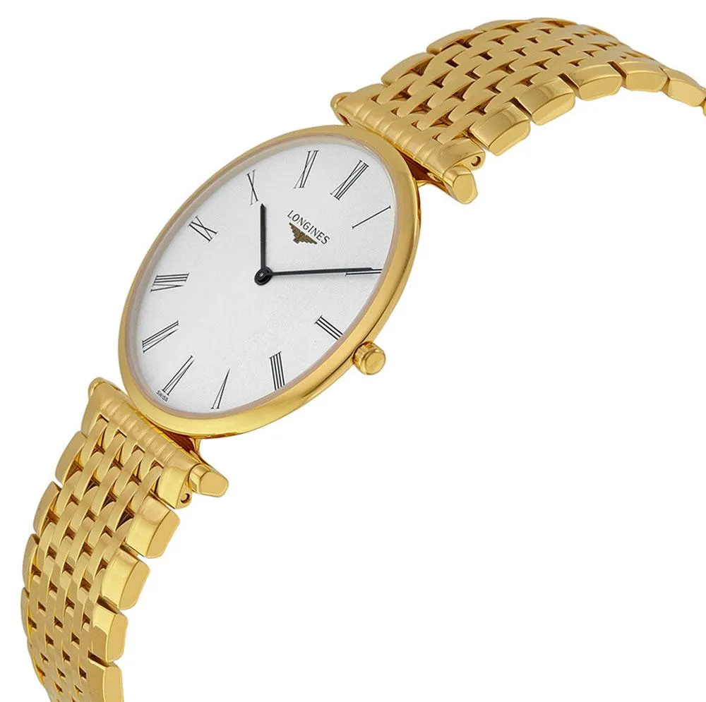 Longines La Grande Classique Yellow Gold PVD White Dial Quartz Unisex Watch L4.755.2.11.8