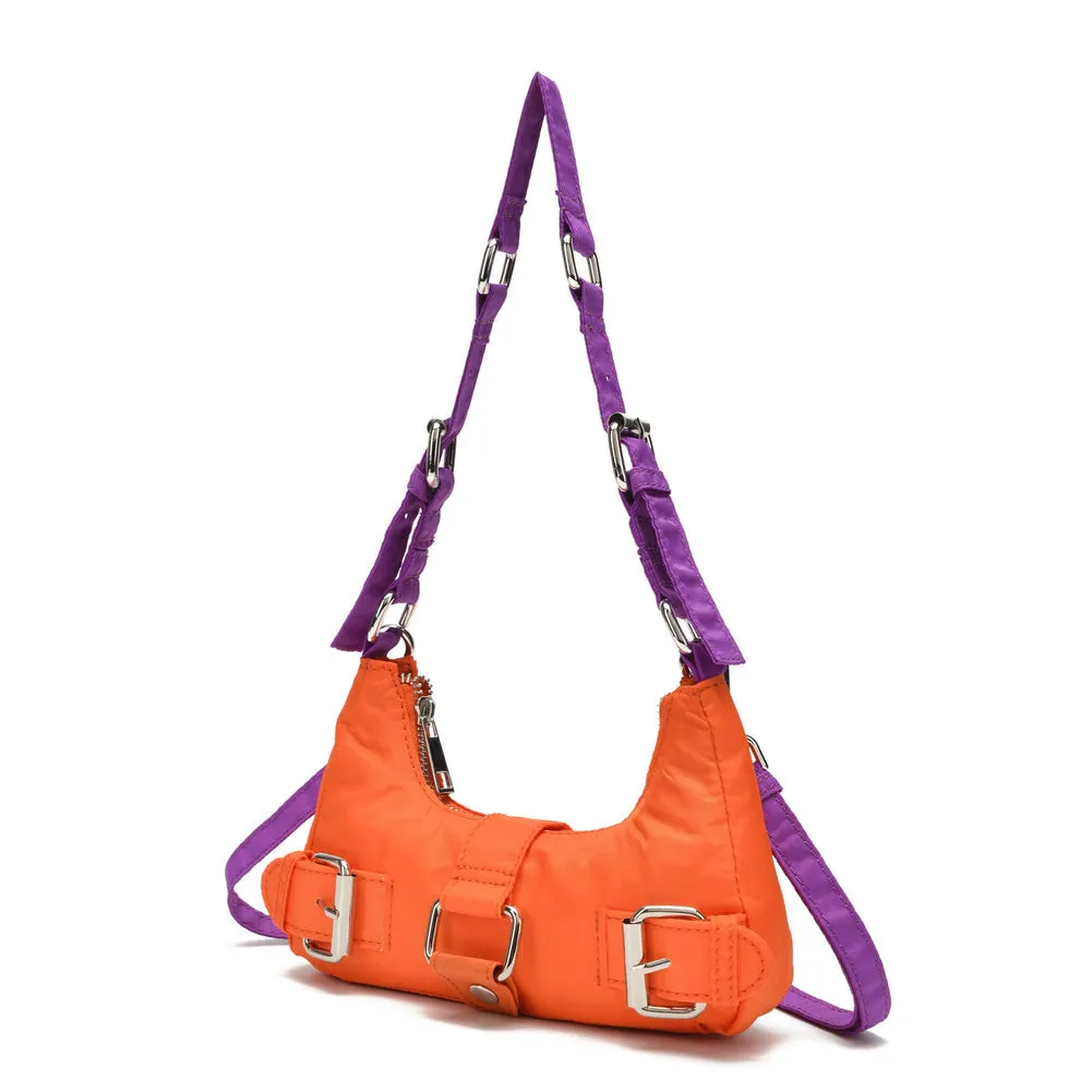 NUNOO | BOLSO MUJER | PALMA RECYCLED NYLON SUSMIE ORANGE | NARANJA