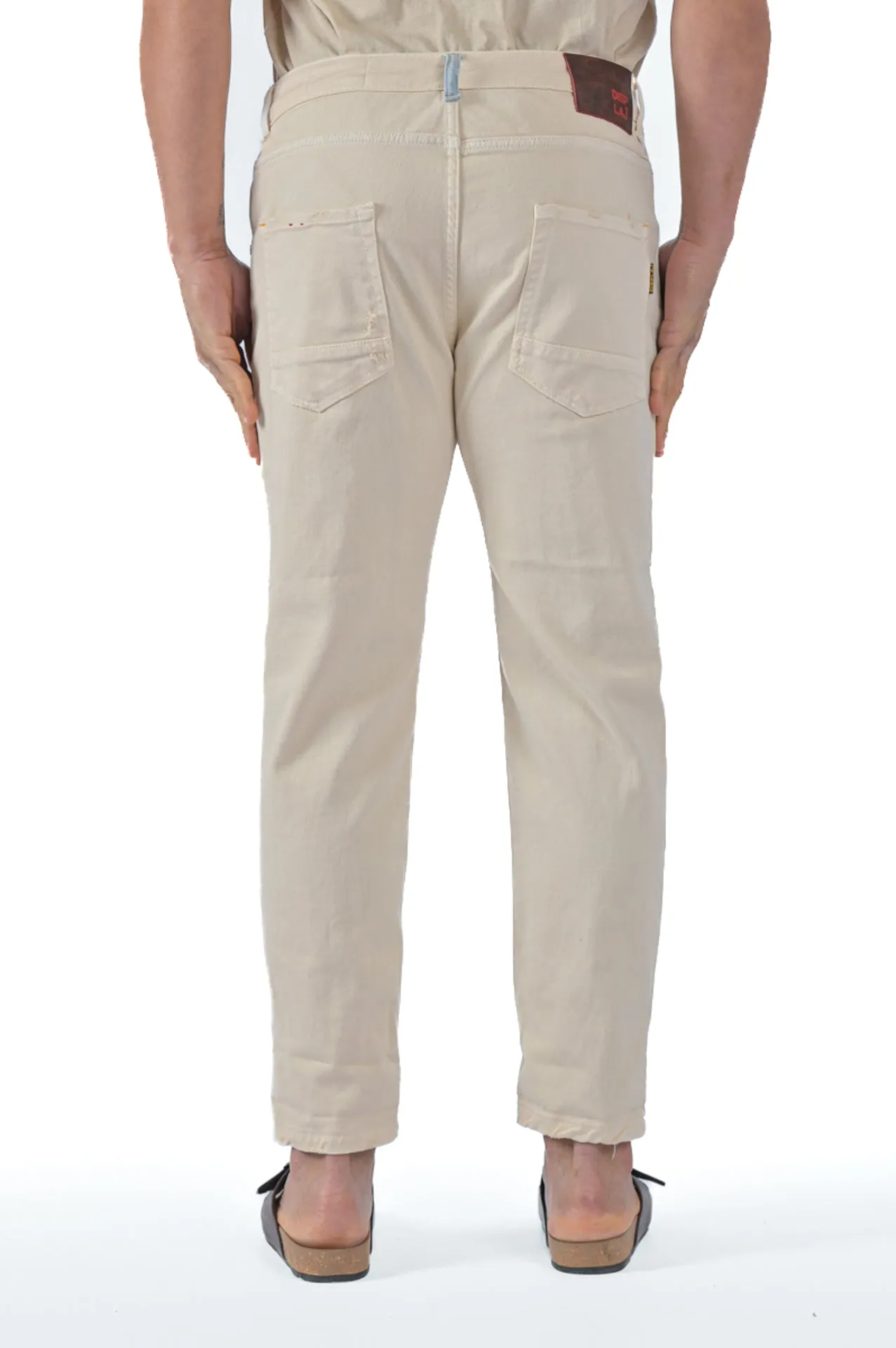 Pantaloni in cotone regular New Wolf Bull SS23