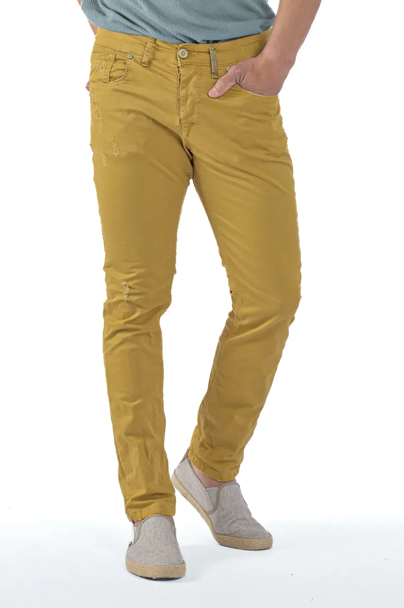 Pantaloni in cotone slim New London Old SS23