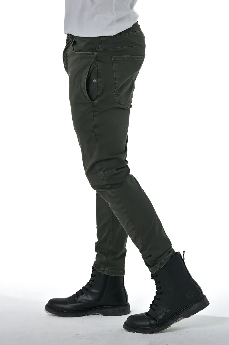 Pantaloni in cotone tapered Vertigo FW23/24