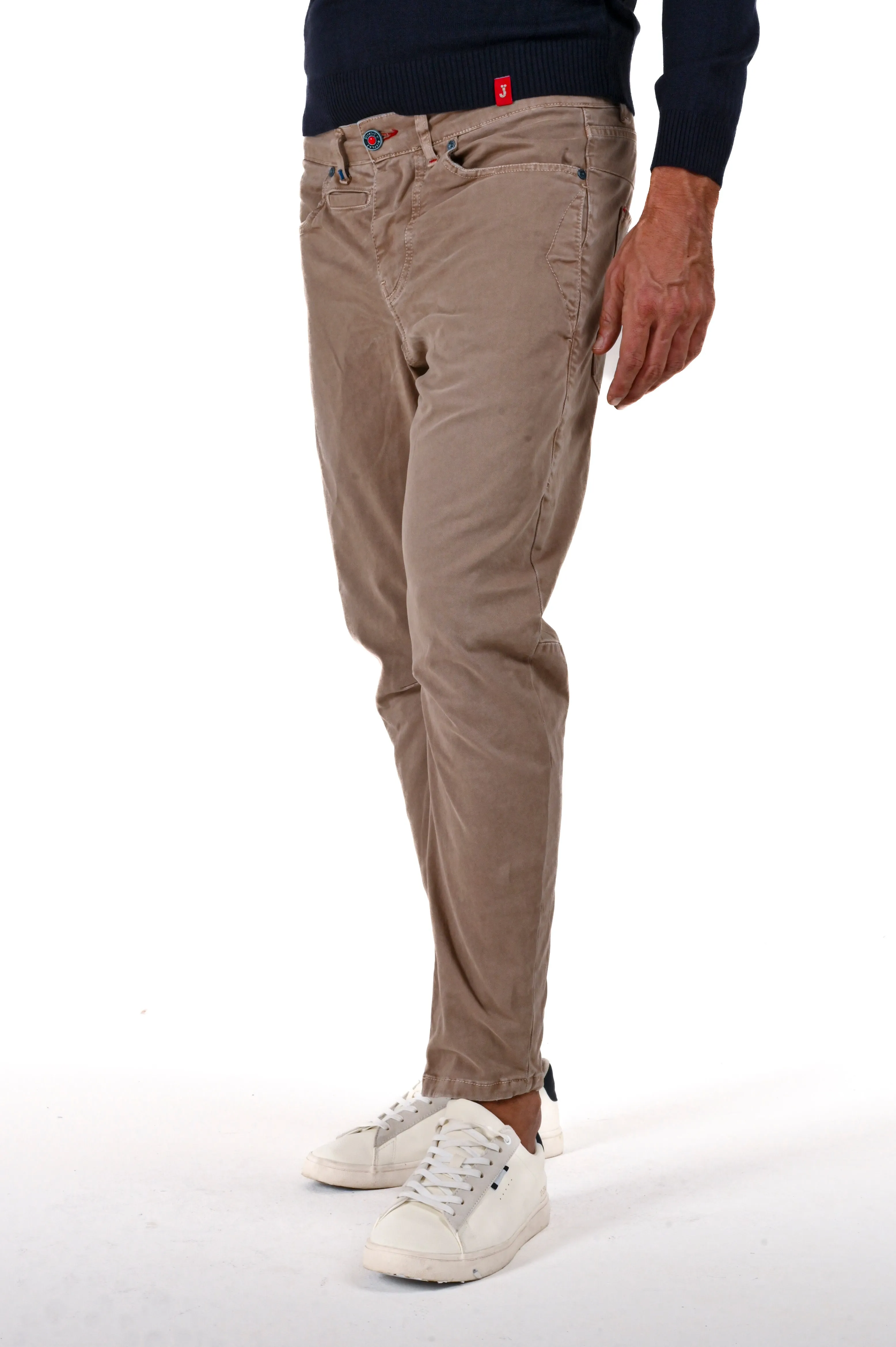 Pantaloni in cotone tapered Vertigo FW23/24