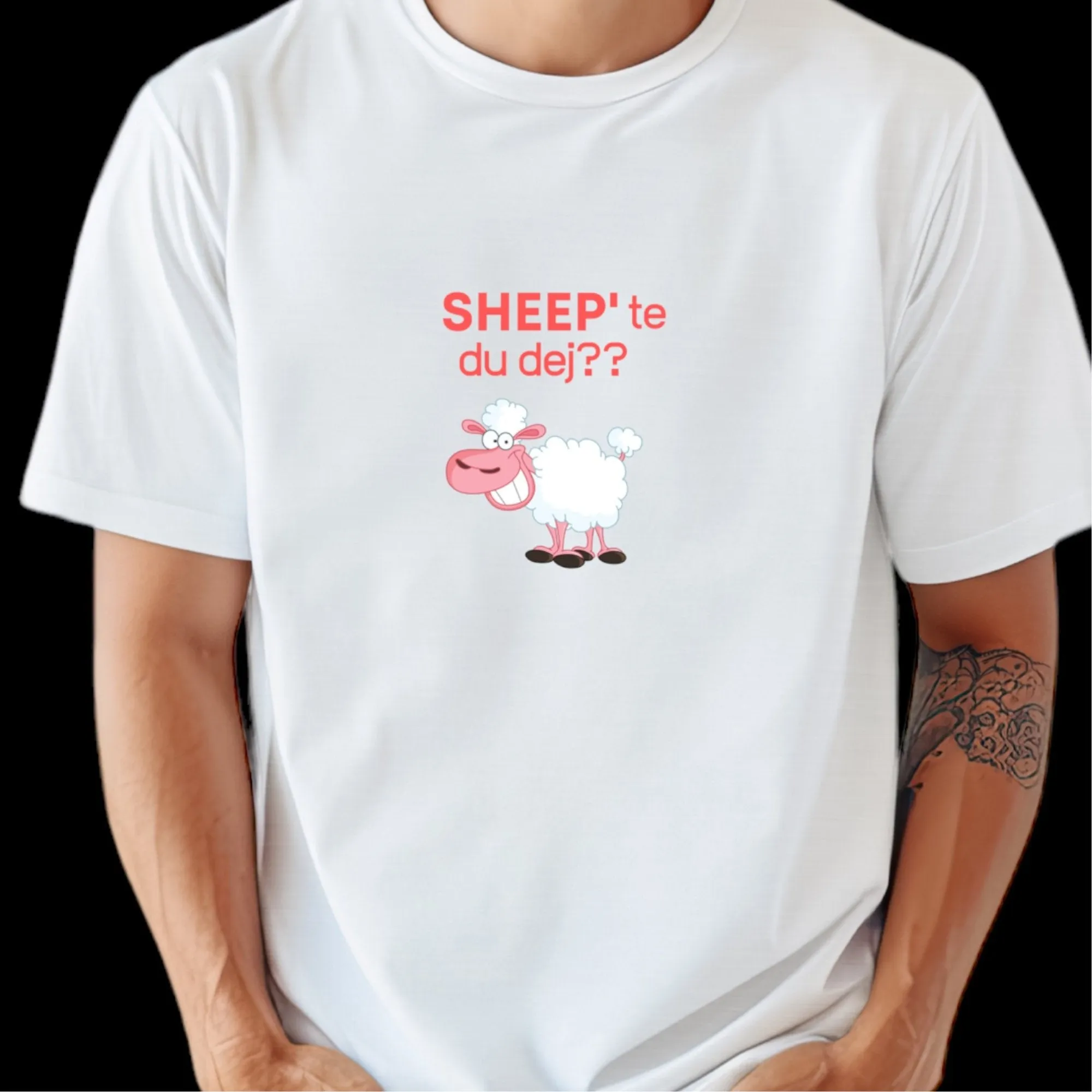 SHEEP'te du deg - Bambus tee - DoUdare -Unisex  t-skjorte