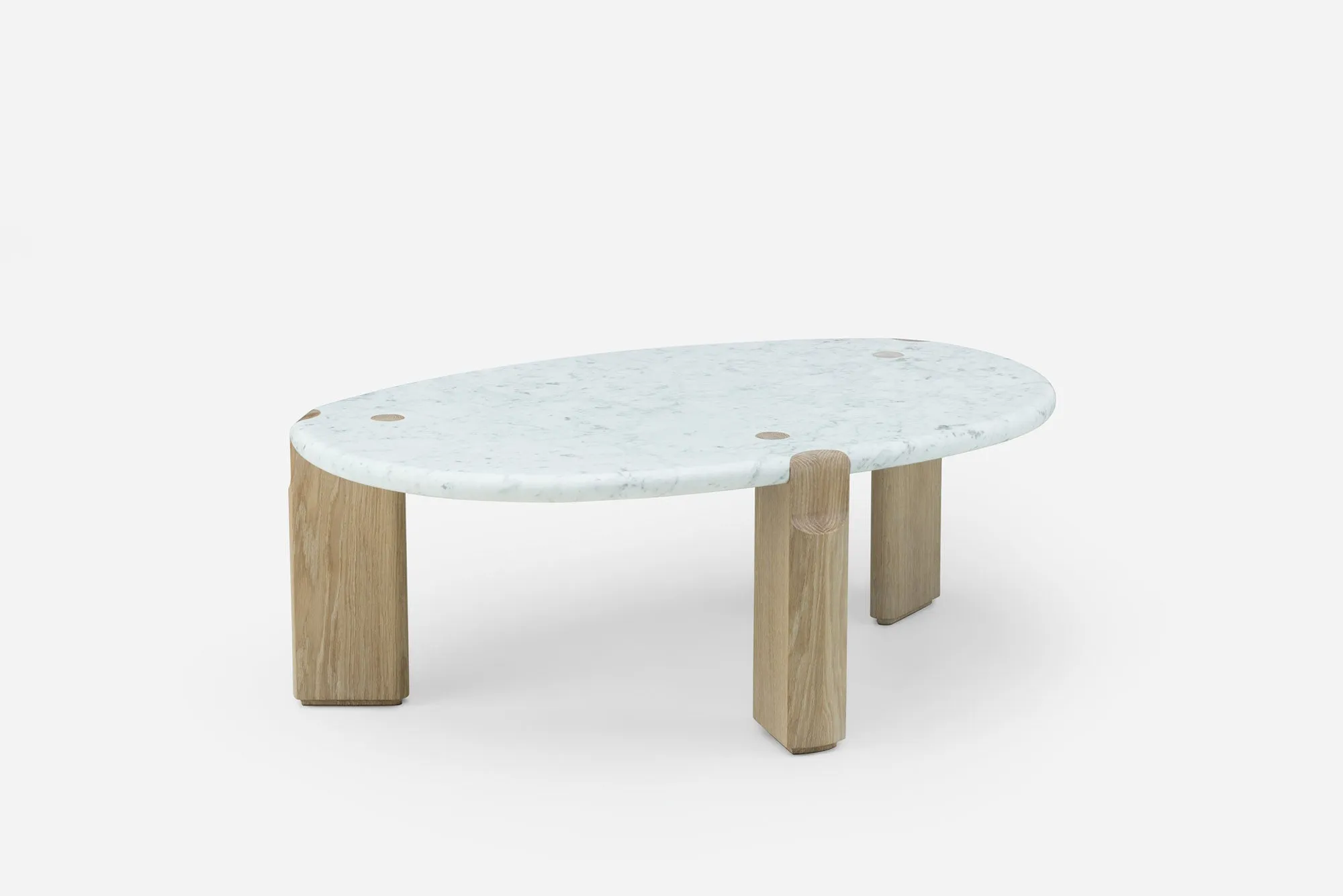 TWENTY-FIVE COFFEE TABLE WITH MARBLE TOP