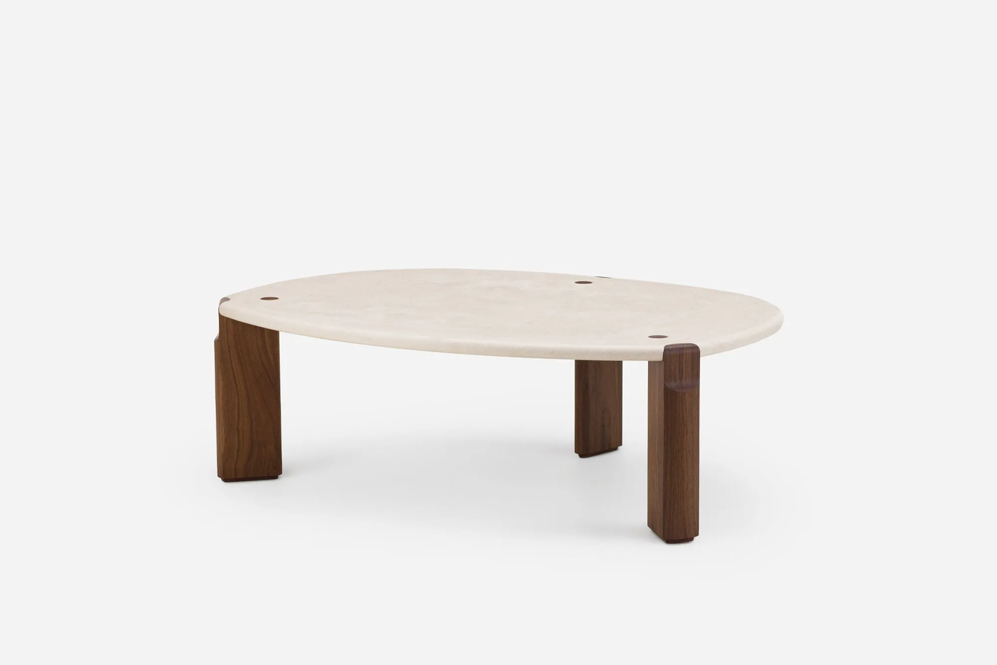 TWENTY-FIVE COFFEE TABLE WITH MARBLE TOP