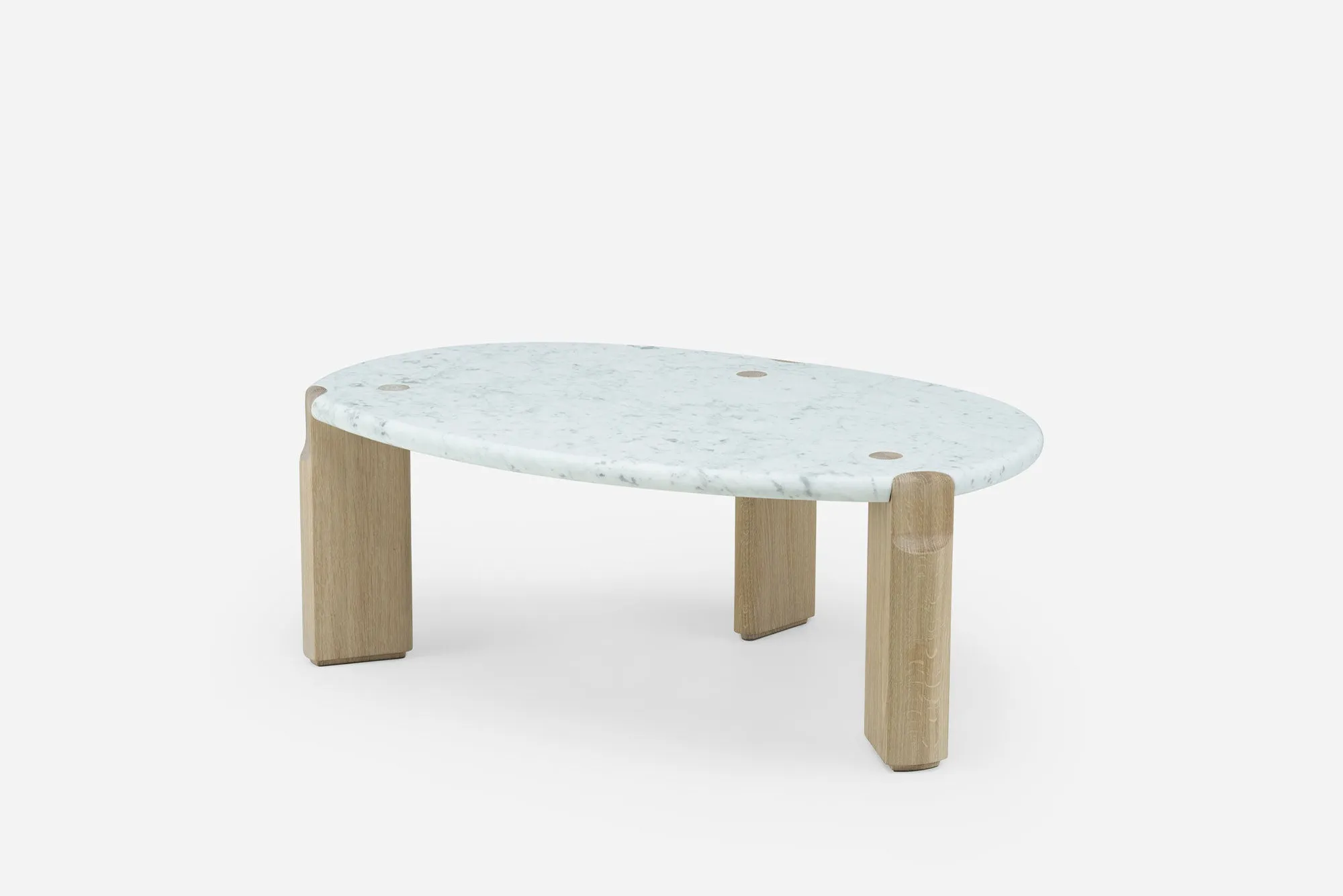 TWENTY-FIVE COFFEE TABLE WITH MARBLE TOP