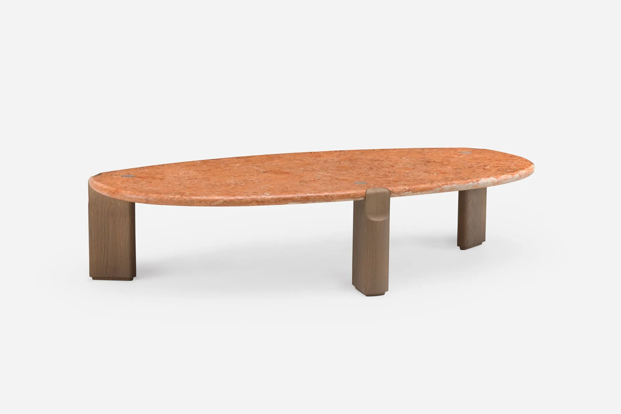 TWENTY-FIVE COFFEE TABLE WITH MARBLE TOP