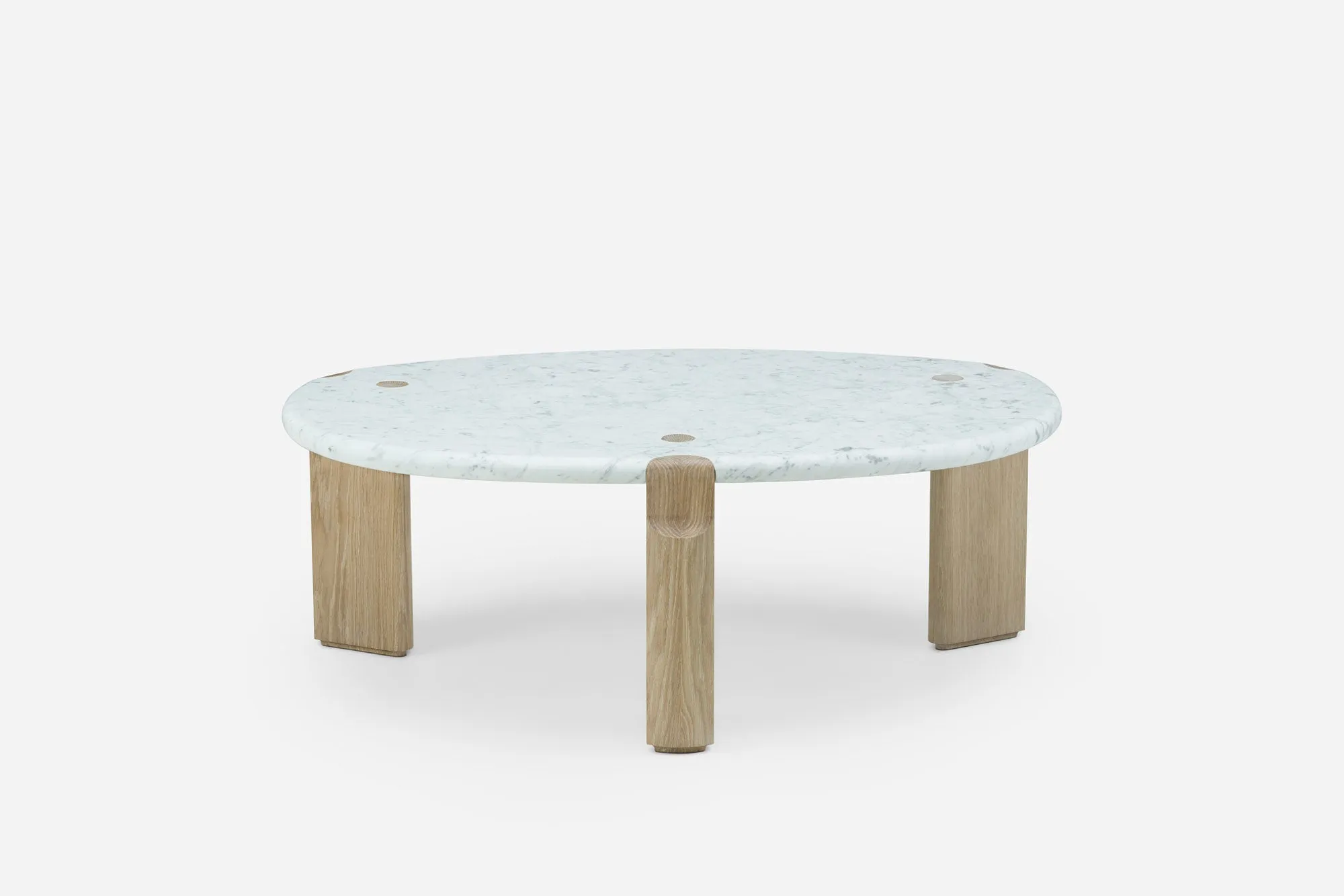 TWENTY-FIVE COFFEE TABLE WITH MARBLE TOP