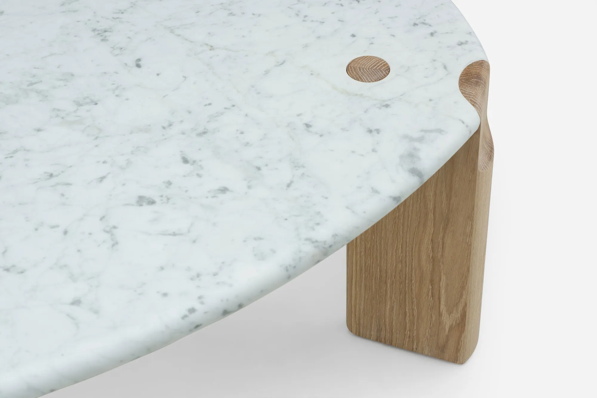 TWENTY-FIVE COFFEE TABLE WITH MARBLE TOP