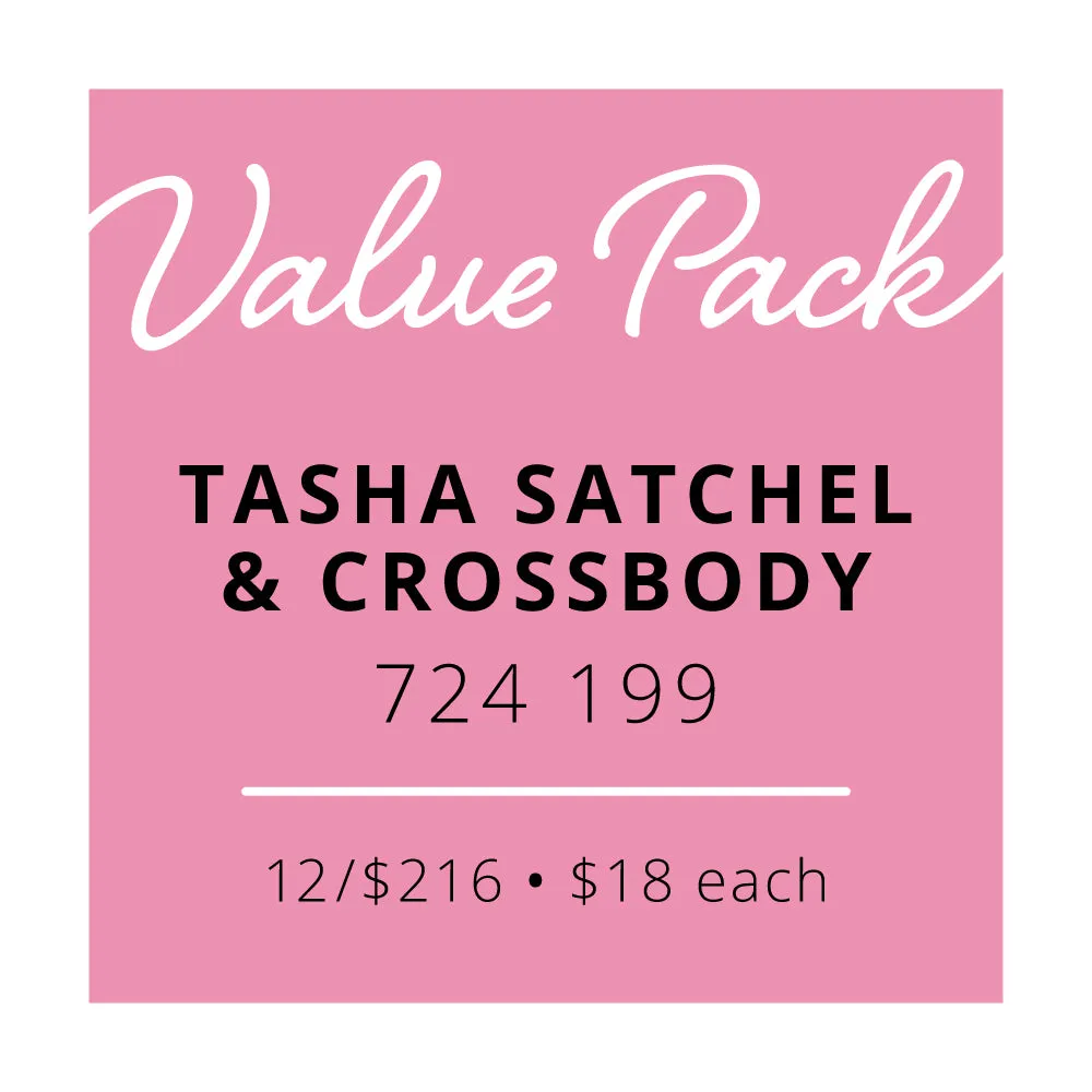 Value Pack Tasha Satchel | 12/$216 (Wholesale Only)